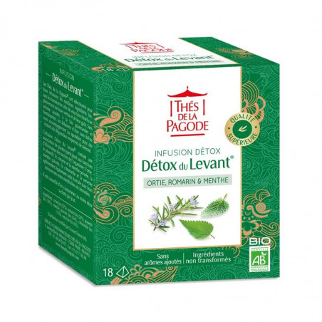 Infusion bio Détox du Levant, tisane detox- Thés de la Pagode