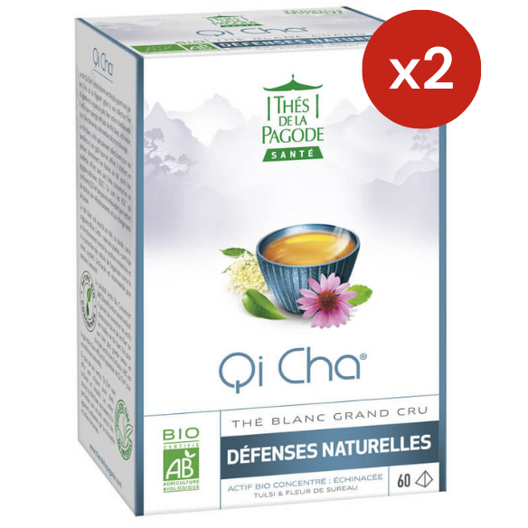 Lot de 2 Qi Cha - 60 Sachets