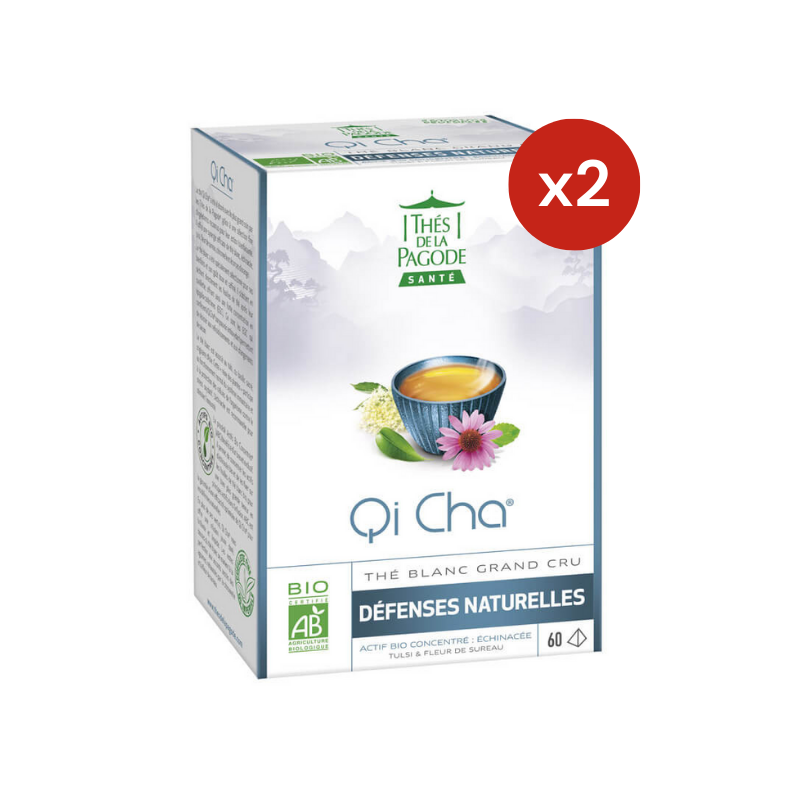 Lot de 2 Qi Cha - 60 Sachets