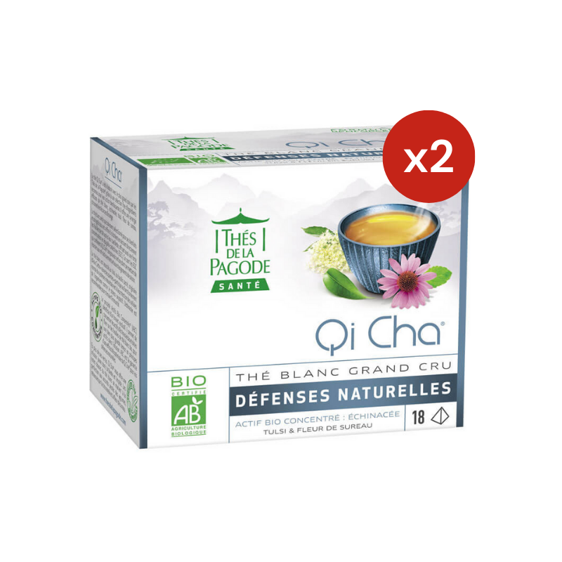 Lot de 2 Qi Cha - 18 Sachets