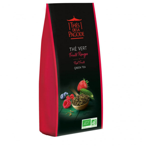 Thé Vert Fruits Rouges en vrac, Thé Vert bio - Thés de la Pagode